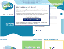 Tablet Screenshot of icade.fr