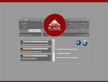 Tablet Screenshot of icade.edu.ar